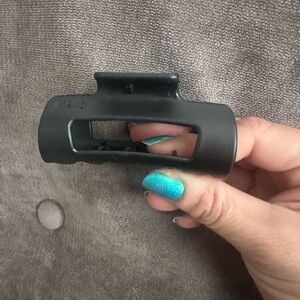 NWT 3" Authentic Mello Cloud Clip Black Licorice small claw hair clip $30 new!